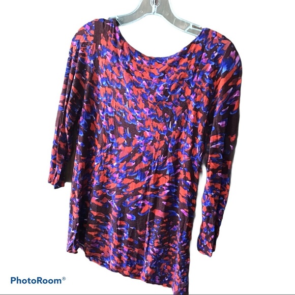 🌈3/25$Common Thread Multicolor Blouse - Picture 3 of 3